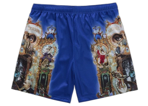 Supreme Michael Jackson Dangerous Mesh Short Royal