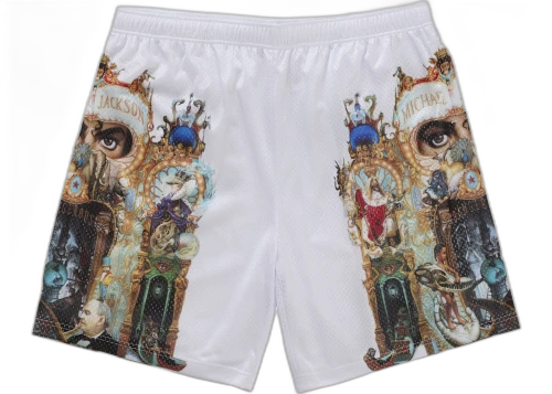 Supreme Michael Jackson Dangerous Mesh Short White