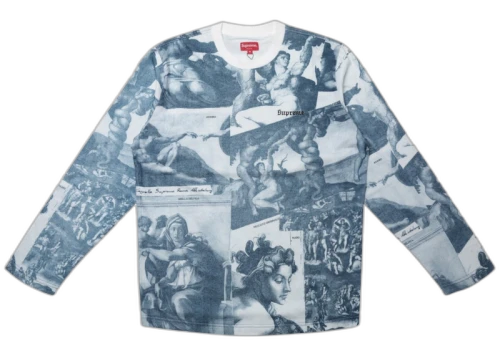 Supreme Michelangelo L/S Top Navy