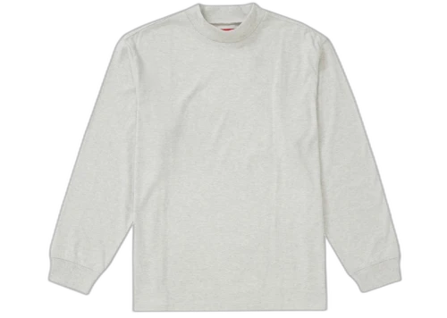 Supreme Micro Stripe Mock Neck OffWhite