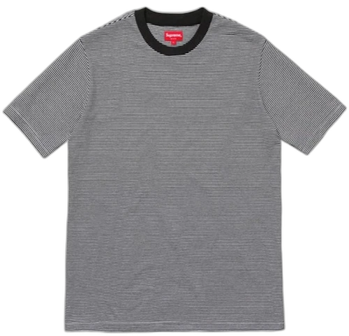 Supreme Micro Stripe Tee Black