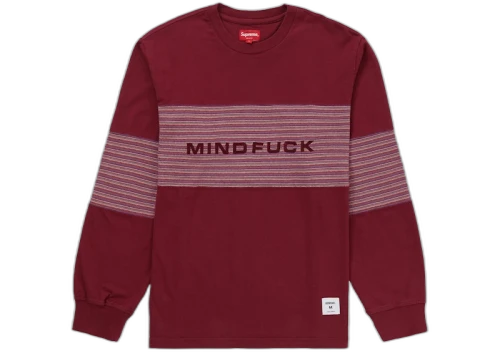 Supreme Mindfuck L/S Tee Maroon