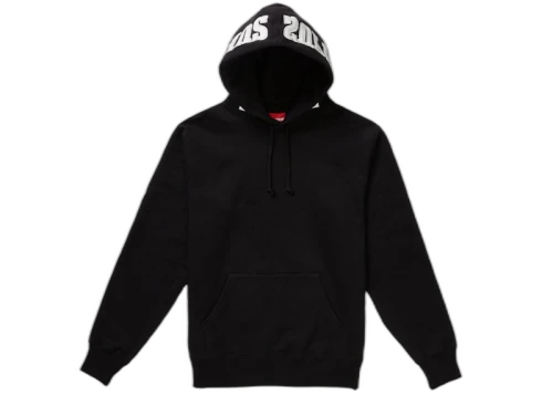 Supreme Mirrored Logo Hooded Sweatshirt (FW19) Black