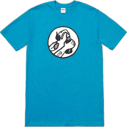 Supreme Molotov Tee Cyan