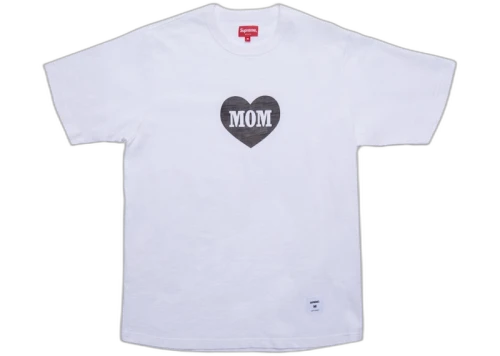 Supreme Mom SS Top White