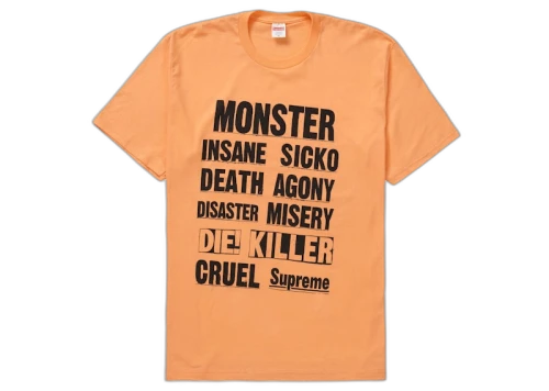 Supreme Monster Tee Peach