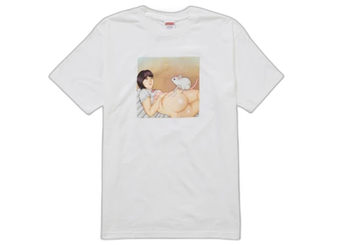 Supreme Mouse Tee (SS25) White