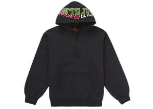 Supreme Multi Logos Hooded Sweatshirt Black