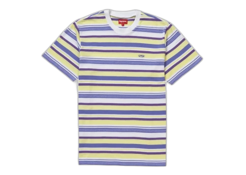 Supreme Multi Stripe SS Top (SS19) White