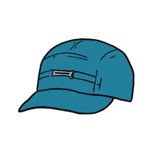 Supreme Name Plate Camp Cap Bright Royal