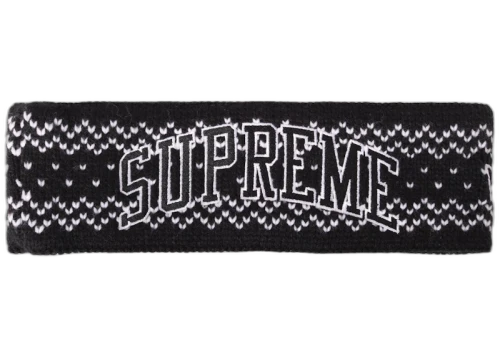 Supreme New Era Arc Logo Headband (FW17) Black