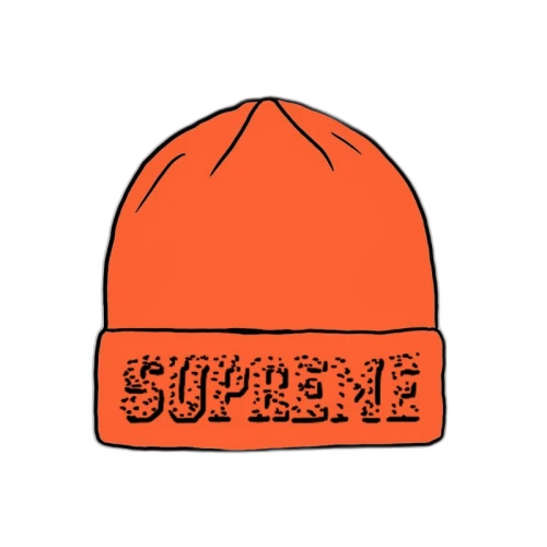 Supreme New Era Gems Beanie Orange