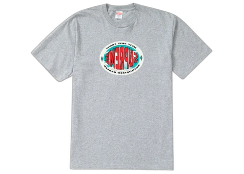 Supreme New Shit Tee Heather Grey