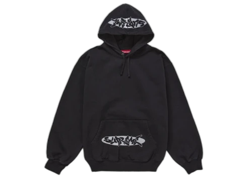 Supreme New World Order Hooded Sweatshirt Black