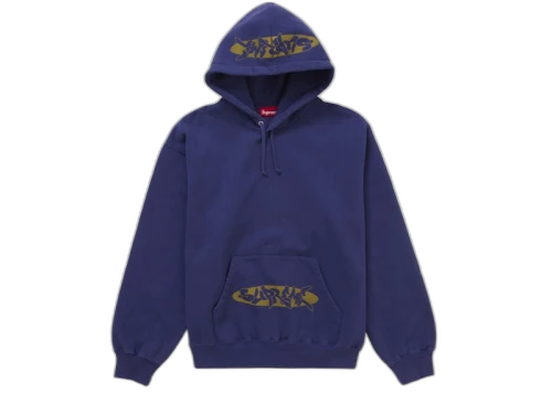 Supreme New World Order Hooded Sweatshirt Purple