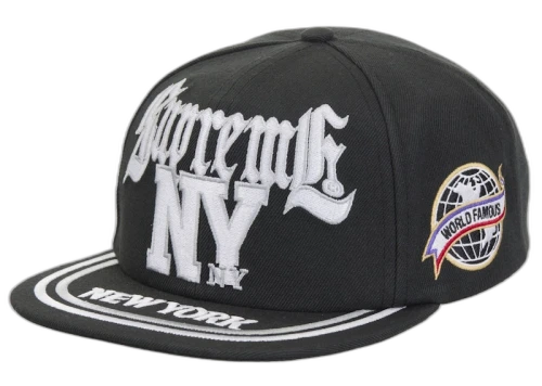 Supreme New York 6-Panel Black
