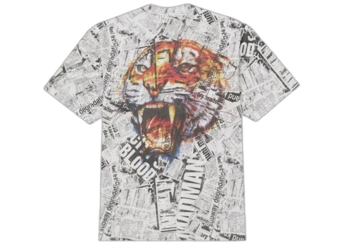 Supreme Newspaper S/S Top White