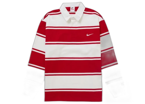 Supreme Nike Stripe Rugby Red