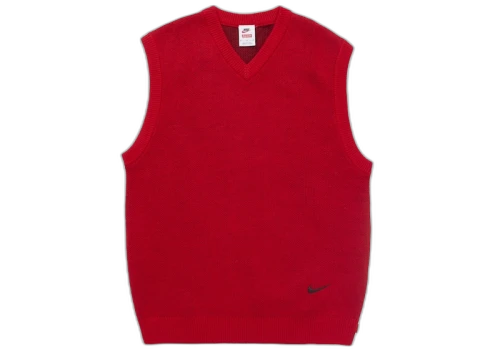 Supreme Nike Sweater Vest Red