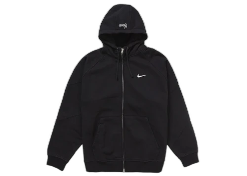 Supreme Nike Zip Up Hooded Sweatshirt Black