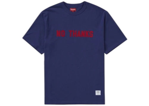 Supreme No Thanks S/S Top Dark Royal