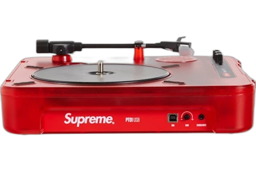 Supreme Numark PT01 Portable Turntable EU Plug Red