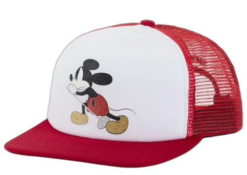 Supreme Number (N)ine Mickey Mesh Back 5-Panel Red