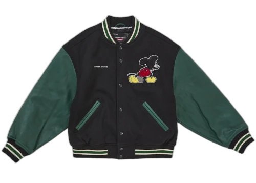 Supreme Number (N)ine Mickey Varsity Jacket Black