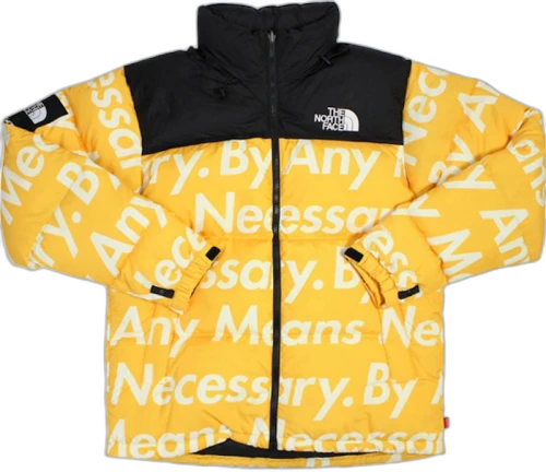 Supreme Nuptse Jacket Yellow