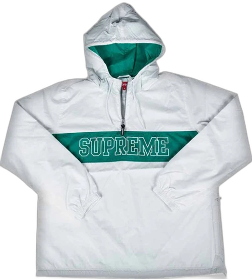 Supreme Nylon Ripstop Pullover White