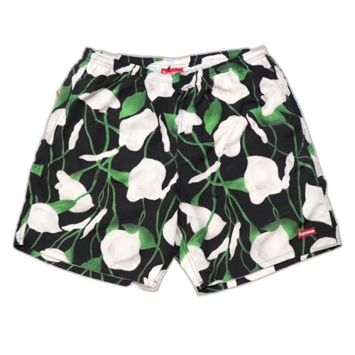 Supreme Nylon Water Short Black Floral