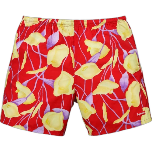 Supreme Nylon Water Short Red Floral