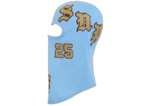 Supreme Old English Lightweight Balaclava Light Blue