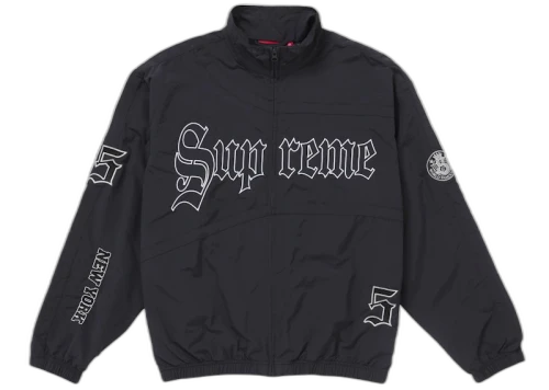 Supreme Old English Track Jacket Black