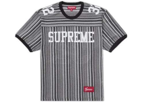 Supreme Open Knit Football Top Black