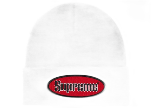 Supreme Oval Patch Beanie (SS22) Heather Grey