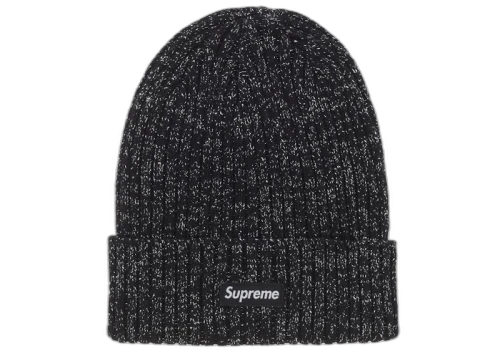 Supreme Overdyed Beanie (SS25) Metallic Black