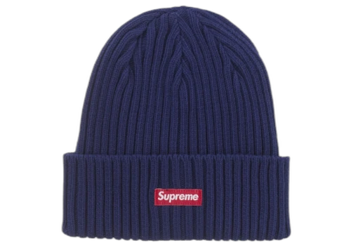Supreme Overdyed Beanie (SS25) Navy