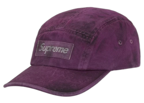 Supreme Overdyed Camp Cap Maroon