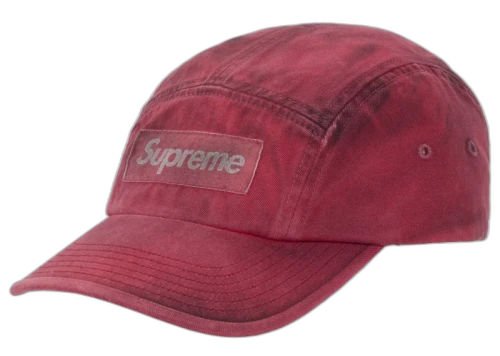 Supreme Overdyed Camp Cap Red