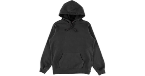 Supreme Overdyed Hooded Sweatshirt (SS18) Black
