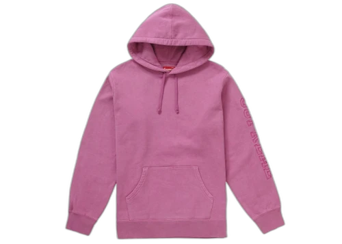 Supreme Overdyed Hooded Sweatshirt Magenta