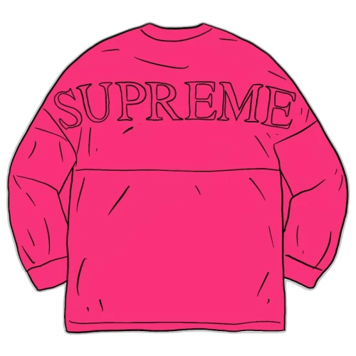 Supreme Overdyed L/S Top Magenta