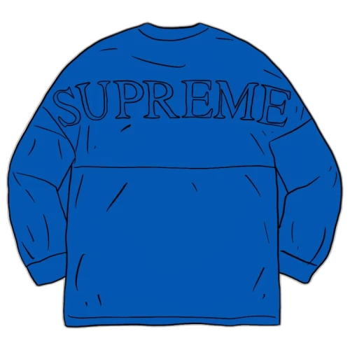 Supreme Overdyed L/S Top Royal