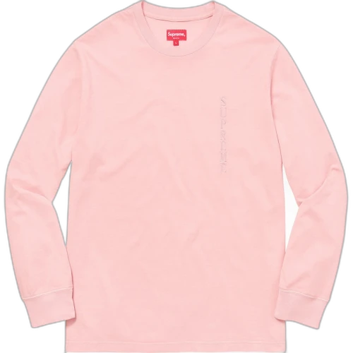 Supreme Overdyed L/S Top Pink