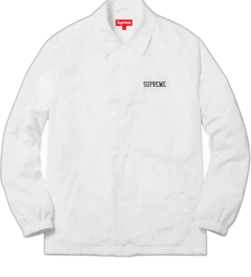Supreme Overfiend Touch Coaches Jacket White