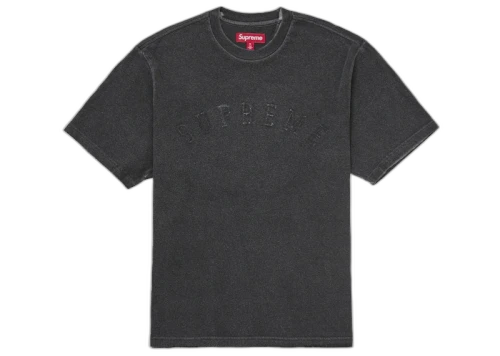 Supreme Overprint S/S Top Black