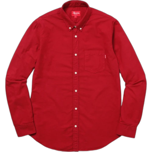 Supreme Oxford Shirt Red