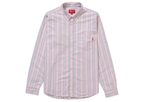Supreme Oxford Shirt (SS19) Purple Stripe
