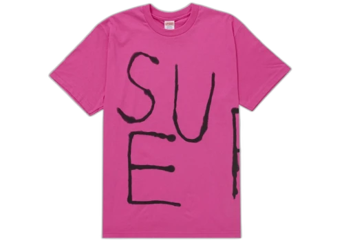 Supreme Painted Tee (SS25) Fuchsia